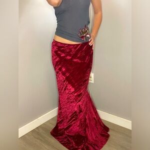 NWT free people ruby maxi skirt